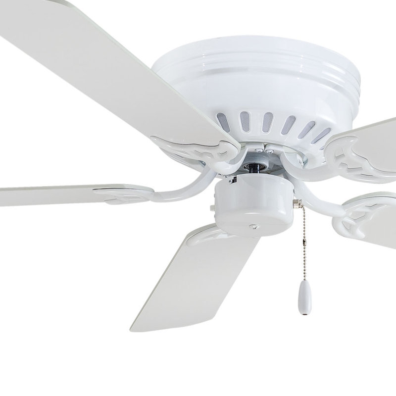 Mesa 52" White MDF 5-Blade Low Profile Ceiling Fan