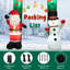 Bonhomme de neige gonflable