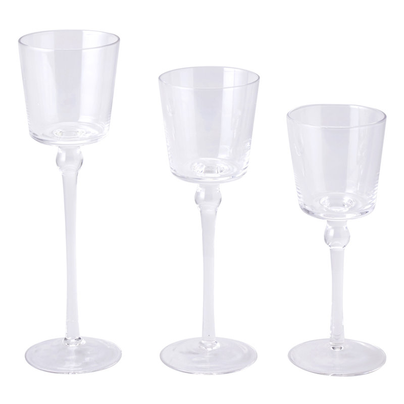 10'' H Glass Tabletop Candlestick