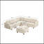 Canapé modulaire moderne, canapé convertible 6 places-208559839