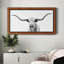 «Longhorn Gaze», reproduction d'un seul cadre photo sur toile-451493706