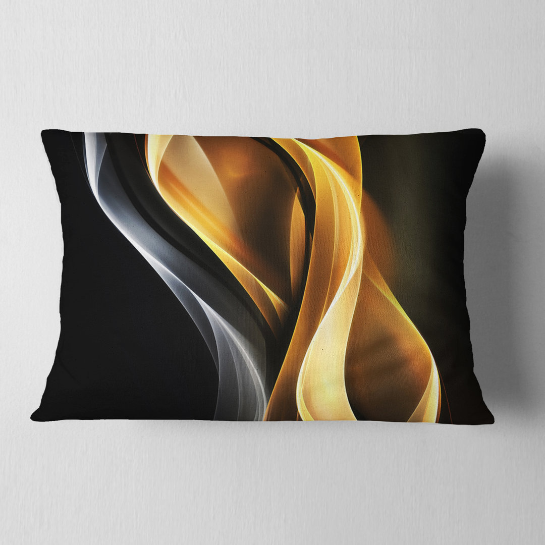 Geometric Reversible Throw Pillow Design Art