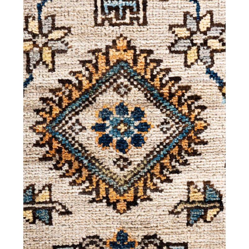 Serapi One-of-a-Kind 4' 0" X 5' 9" Hand Knotted Area Rug