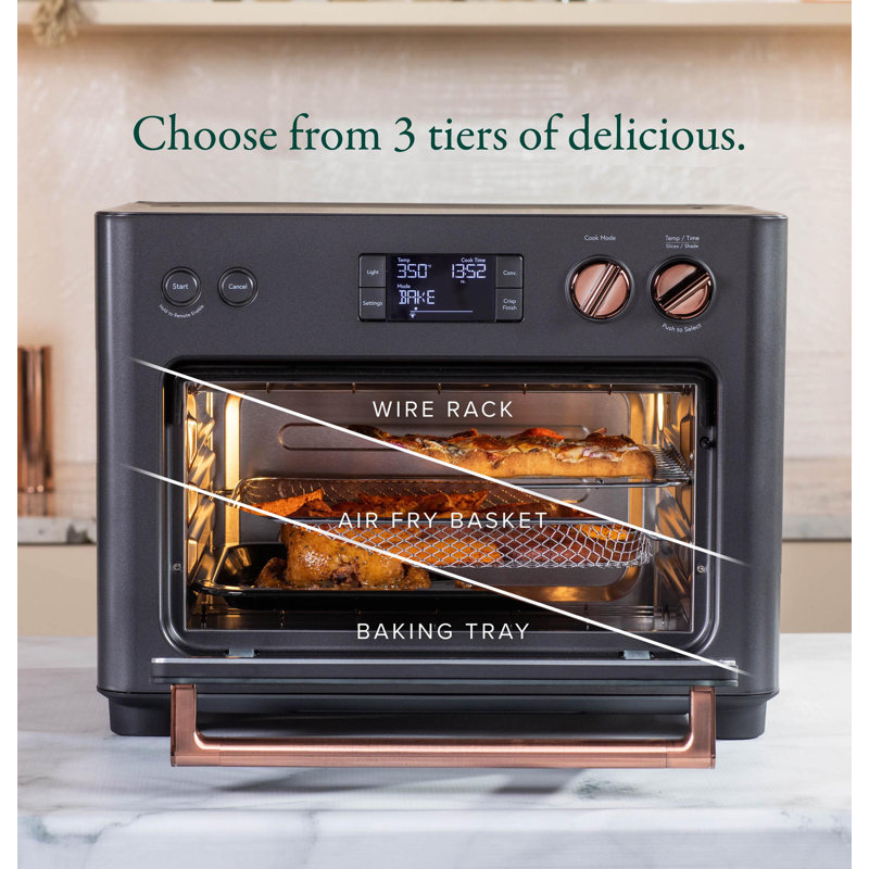 Café Couture Toaster Oven with Air Fry, Matte Black