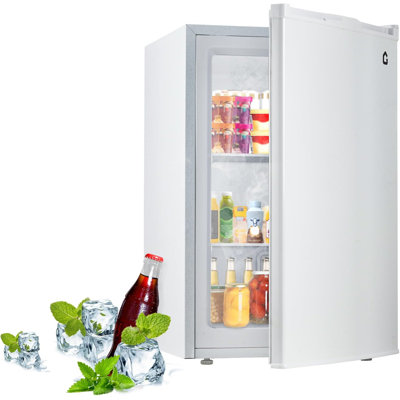 Congélateur vertical de 3,0 pieds cubes avec porte réversible - congélateur compact à une porte pour appartements / dortoirs / bureau / garage, conception ultra-silencieuse et peu encombrante