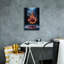 «Red Rose On Fire 2» par Rey Klimt, art mural sur toile-953102729