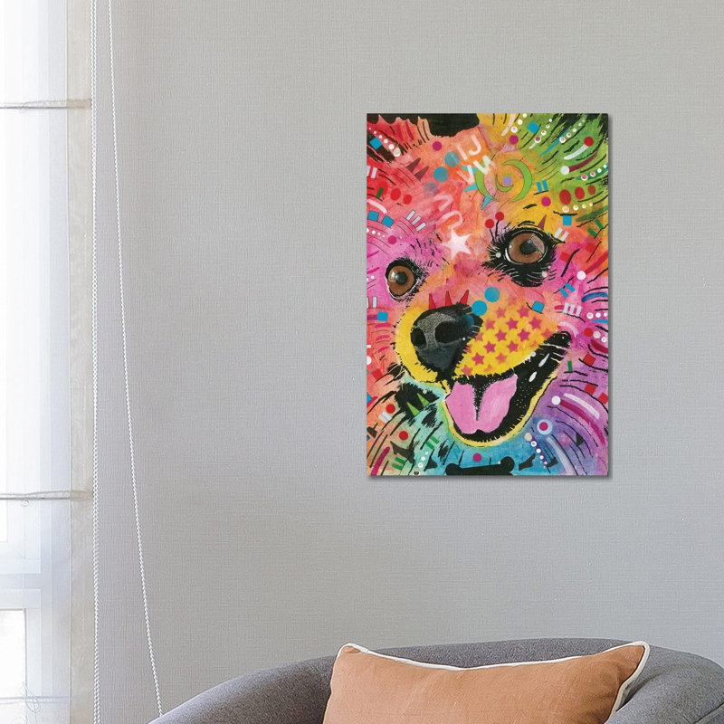 Pomeranian by Dean Russo - Wrapped Canvas Print, 66.04 cm H x 45.72 cm W x 1.91 cm D
