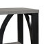 Console industrielle à 3 niveaux, 70,87 pouces, table d'entrée étroite, longue table de rangement avec entrée, salon, vestibule, couloir-484744133