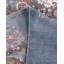 Tapis noué à la main de conception unique Ikat - bleu, 8 pi 10 po x 12 pi 4 po