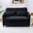 65.7" Corduroy Upholstered Pull-out Sofa With Cup Holder-796548394