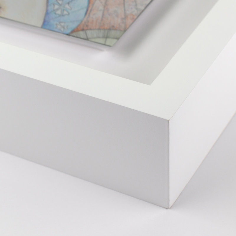 Parason Print by Martin Varennes-Cooke, White