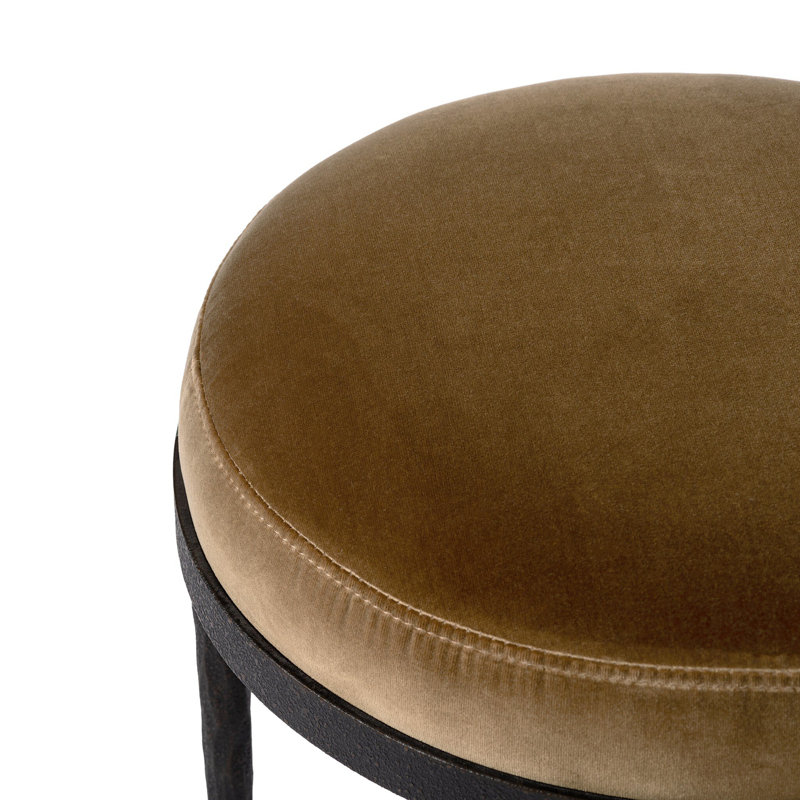Corinne Accent Stool, Surrey Ochre Cotton Blend