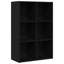 Bookcase Black Oak Engineered Wood-1413396058