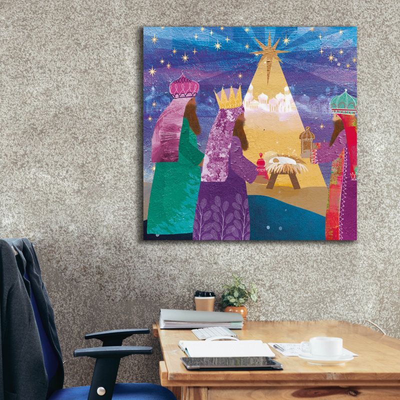  «Craft Three Kings» par Elle Media Group SA, art mural sur toile, H 37 po x l 37 po