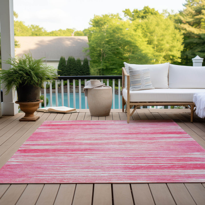 Malek Abstract Indoor / Outdoor Rug, Rectangle 5' x 7'6"