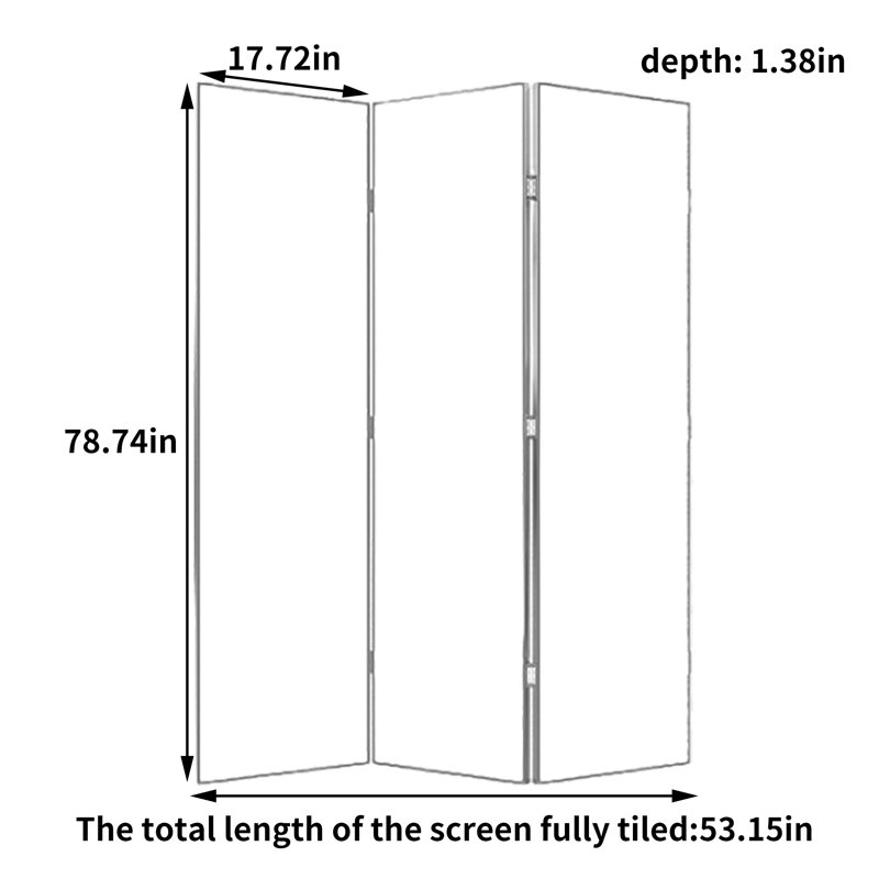 Tanguay, 78.74" H x 53.15" W x 1.38" D