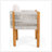 Acacia Wood Outdoor Dining Chairs 2-Pack With Rope Handles, Washable Waterproof Cushions, And 400 Lbs Capacity
