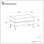 Repose-pieds Ava Mid-Century moderne avec tissu performant et pieds en métal-26629171-50599590