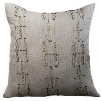 Lino Square Linen Pillow Cover and Insert