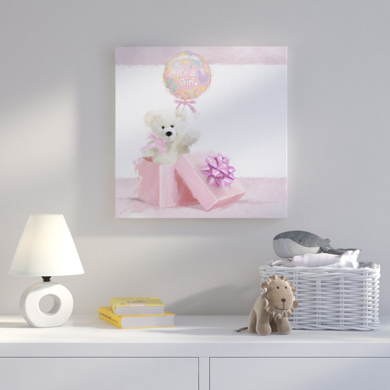 « it is a fille », art sur toile, H 14 po x l 14 po x P 2 po