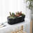 Indoor Matte Black Ceramic Pot Planter