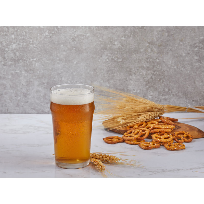 JoyJolt Grant Beer Drinking Glasses, 19 oz