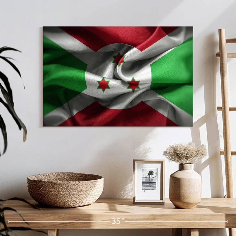 Froissé drapeau burundais
