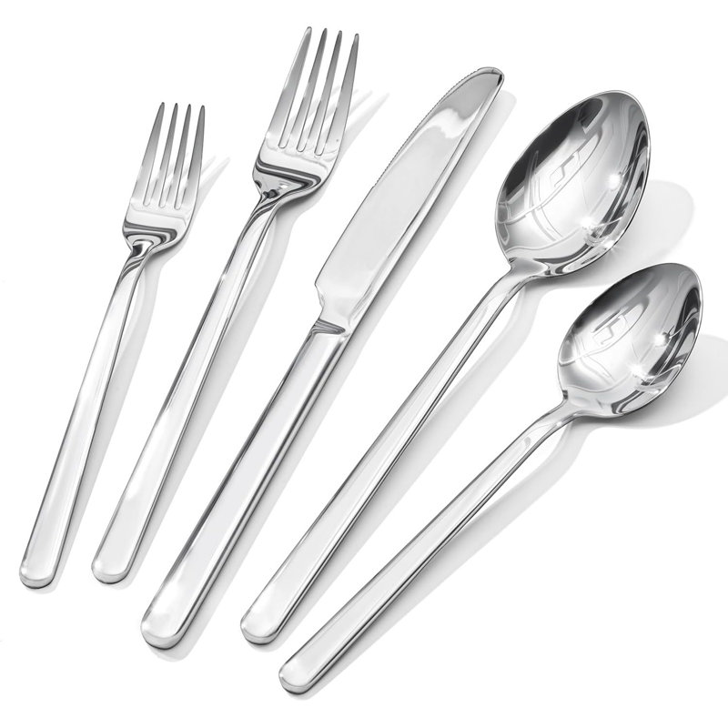 Flatware Set For 8, 18/10 Stainless Steel