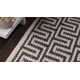 Bradshaw Zipper Grey/Ivory Handwoven Cotton Rug