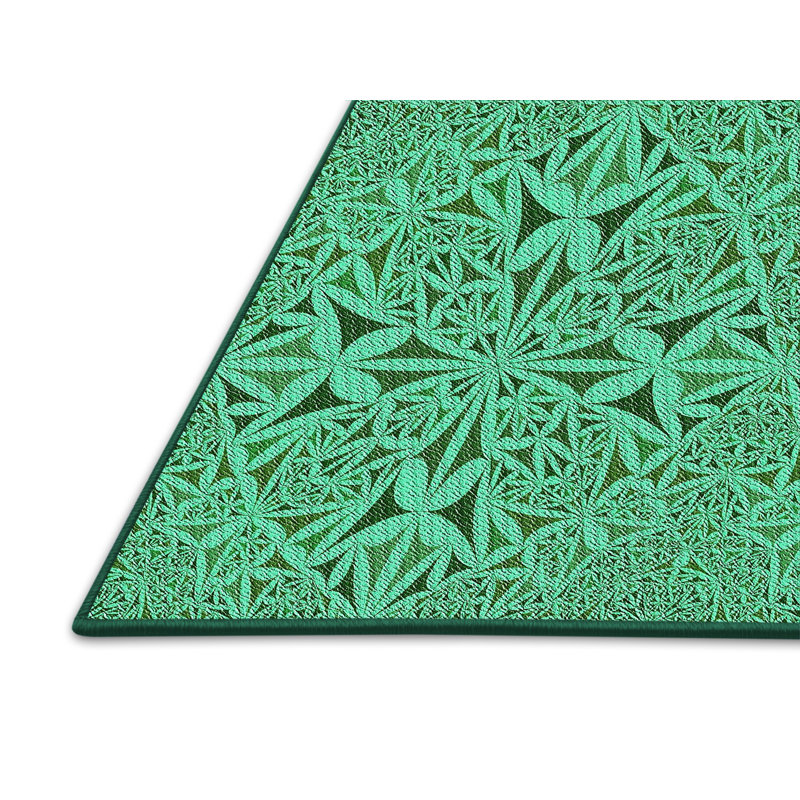 Tapis vert / noir Brooksdale, Rectangle 5 pi x 8 pi