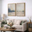 «Landscape Abstract Shapes Illustration», reproduction encadrée sur toile 2 pièces-91069266-91069267