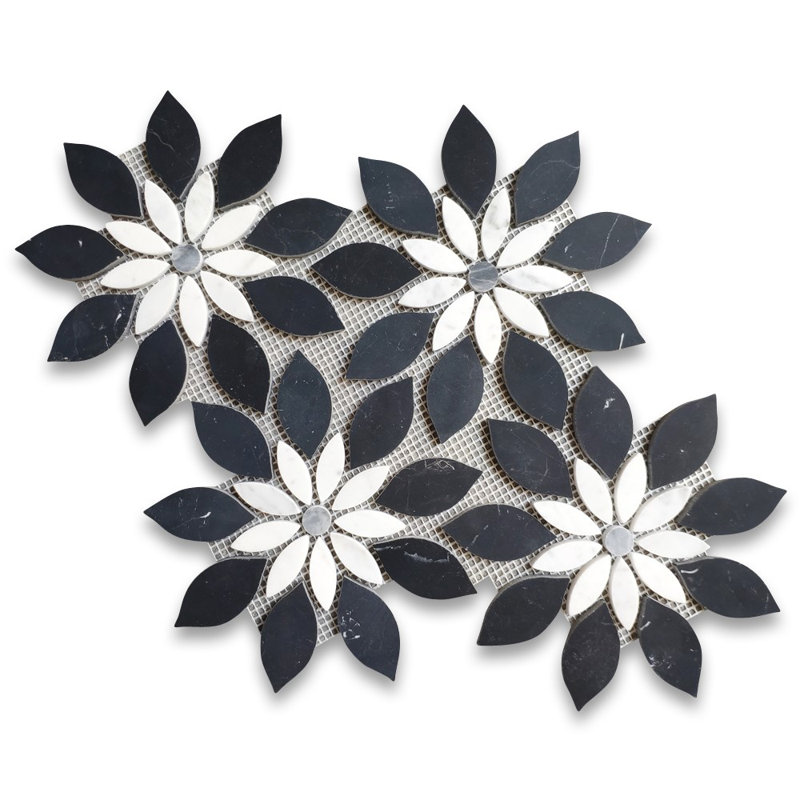 Random Sized Marble Novelty Mosaic Wall & Floor Tile