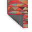 Tapis contemporain orange / rouge / noir-210580152