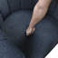 Fauteuil pivotant avec repose-pieds Upholstery-1197421778