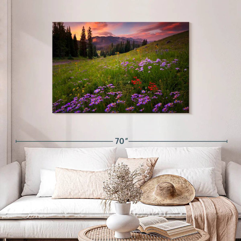 Alvord Rocky Mountains Wildflowers, H 30 po x l 45 po