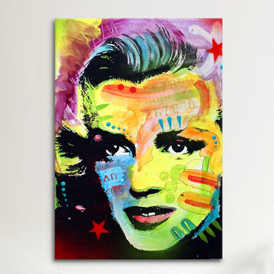 Marilyn monroe igraphic art sur toile