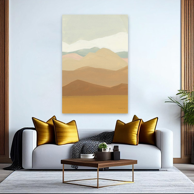 Art abstrait et mirage II, H 60 po x l 40 po