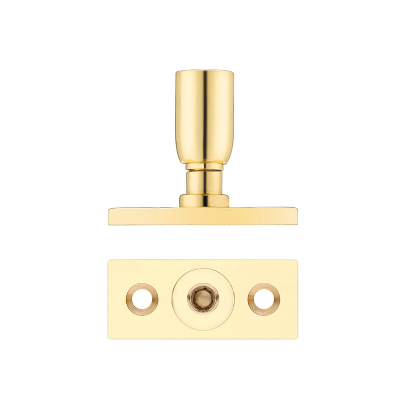 Locking Casement Stay Pin, Polished Brass