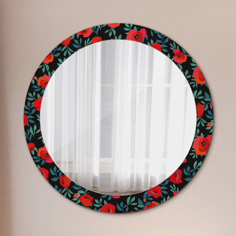 Huldar Glass Flat Wall Mirror, 80cm x 80cm