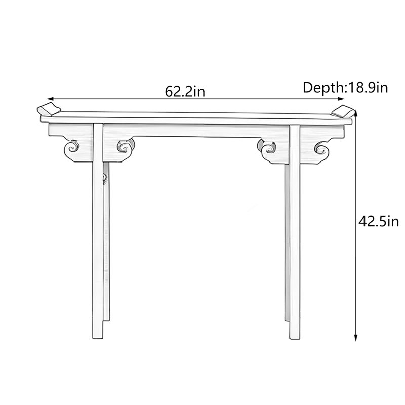 Jaheim, 42.5" H x 62.2" W x 18.9" D