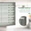 Glass 80 cm W Display Cabinet