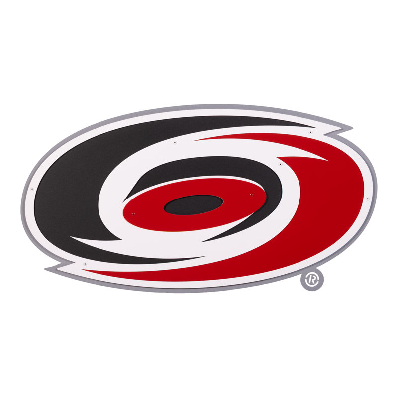 «Carolina Hurricanes Layered», art mural en métal