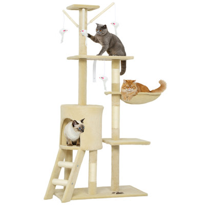 51.6" Bach Plush Cat Tree or Condo