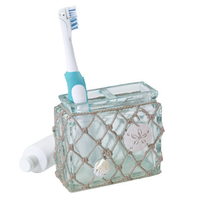 Seaglass Bath Toothbrush Holder