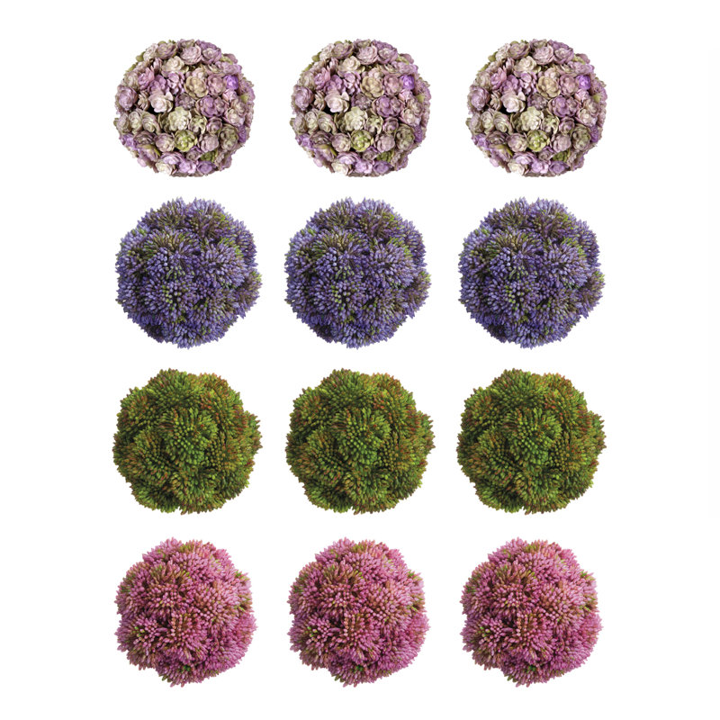 Sedum décoratif, Mauve / lavande / vert / rose