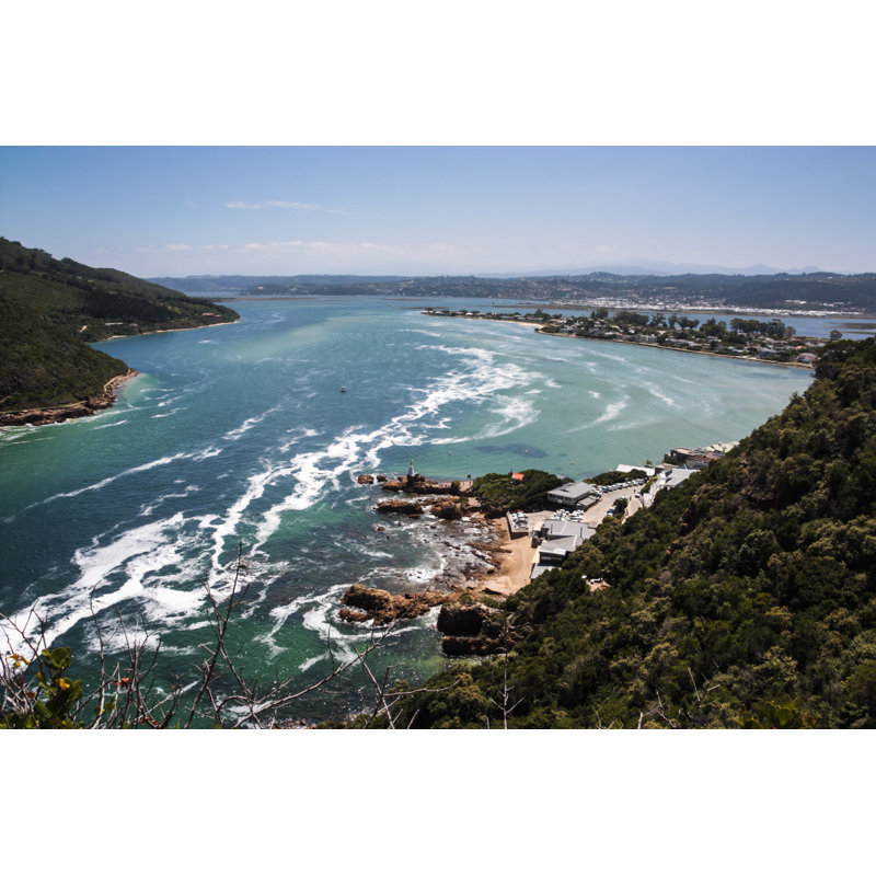 Knysna Heads by Steve_is_on_holiday - No Frame Print on Canvas, 20cm H x 30cm W