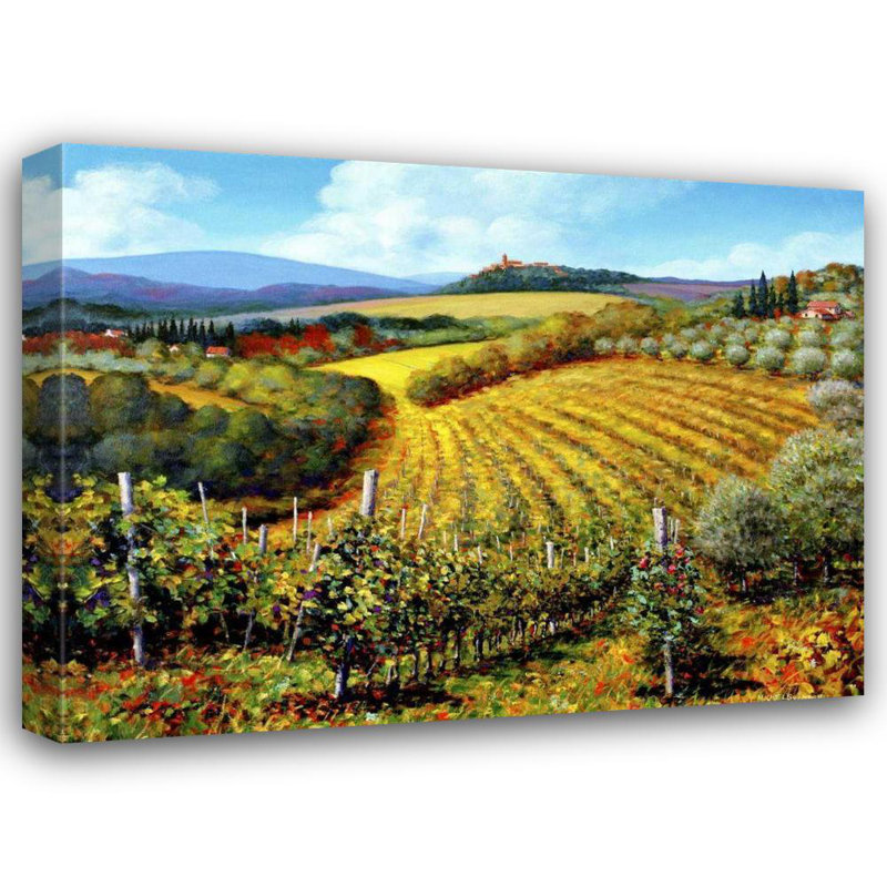 Art sur toile tendue, Astoria Grand Swanson, Michael, Chianti, H 15 po x l 18 po