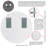 Brooksland Glass Round Mirror