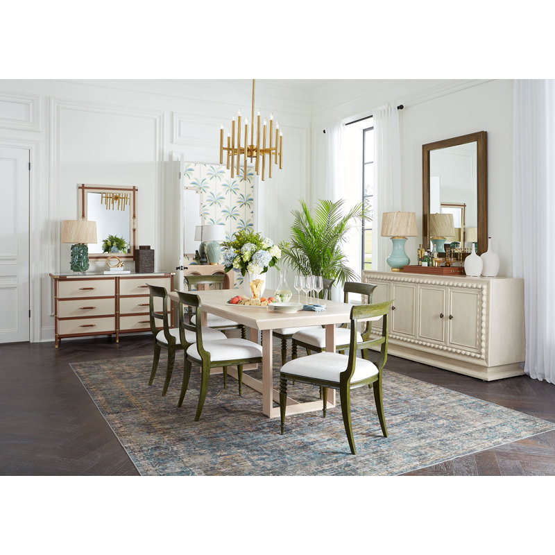 Lawrence Upholstered Dining Chair, Almond