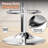 Swivel Upholstered Adjustable Height Counter Stool with Metal Frame-1926022500